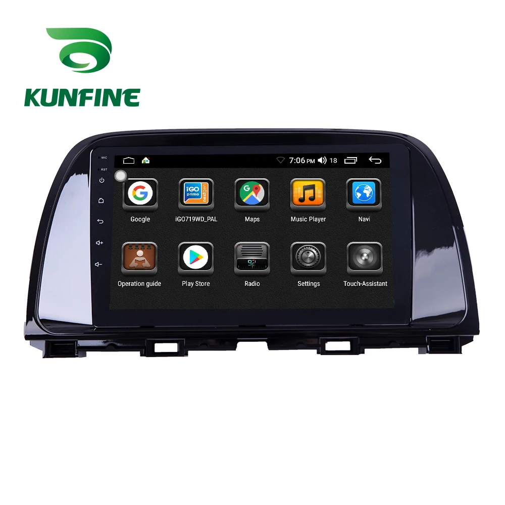 Octa Core 1024*600 Android 10 0 автомобильный DVD GPS навигатор плеер Deckless стерео для Mazda CX5 2012 2019