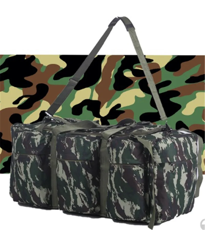 army green Мужская Большая вместительная оксфордская ткань 90Л багажная сумка для путешествий Большая Сумка Многофункциональная Вместительная дорожная сумка - Цвет: army green