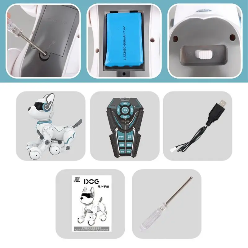 Робот-собака с дистанционным управлением игрушка для детей раннего образования