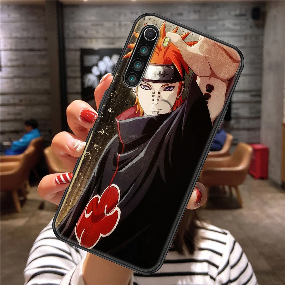 

Akatsuki NARUTOS Phone case For Xiaomi Redmi Note 7 7A 8 8T 9 9A 9S 10 K30 Pro Ultra black art coque trend funda silicone cover