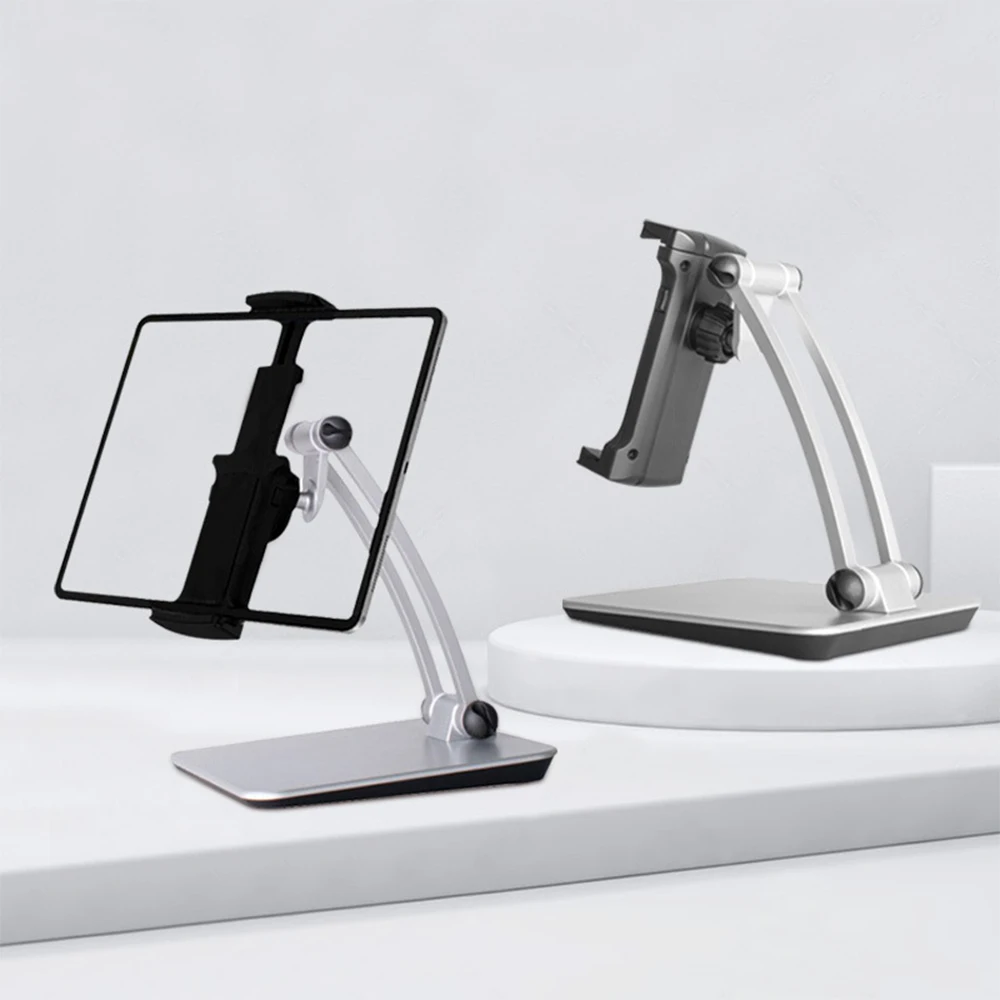 

360 Degree Aluminium Alloy Phone Holder Stand martphone Support Tablet Desk ​Portable Metal Cell Phone Holder for iPhone iPad
