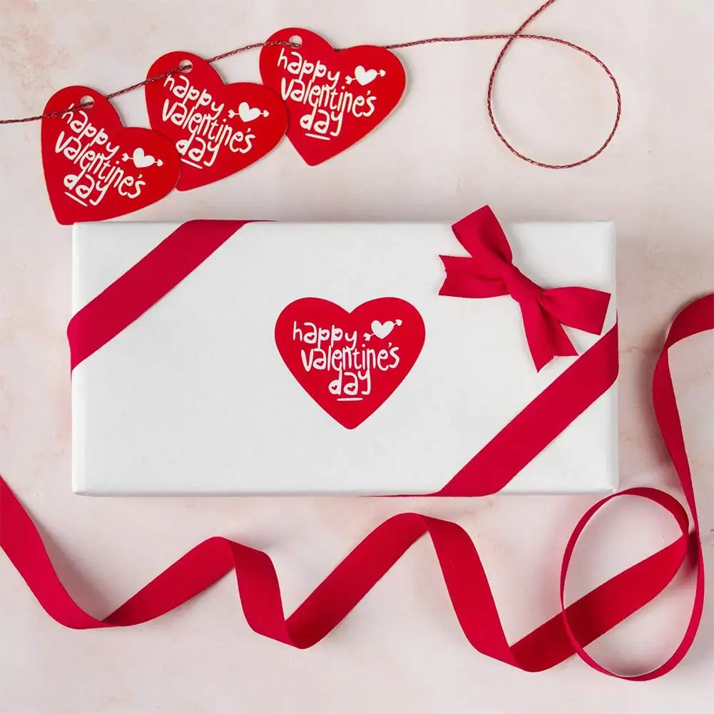 

3Rolls 240 pcs/roll Paper Love Heart Gift Label Sticker For Valentine Day Party Gift Sealing Sticker DIY Self-Adhesive Gift