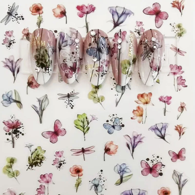 2020 Новинка стикеры 3D на ногти Nail Art богемные наклейки для ногтей с изображением