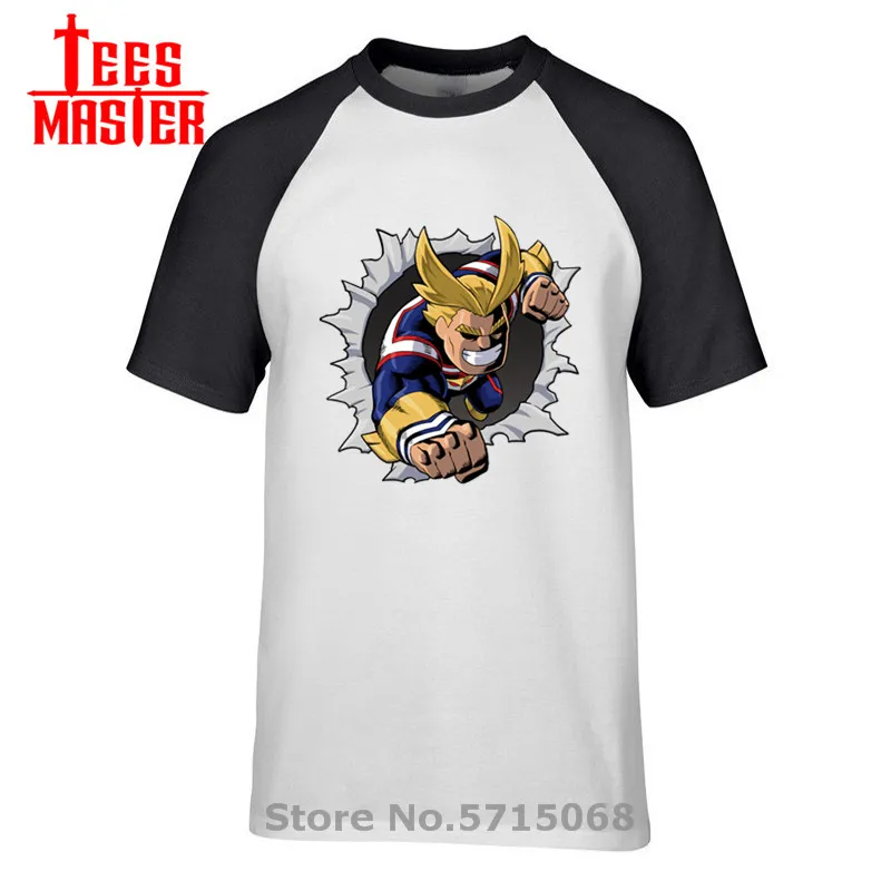 Новая летняя мужская футболка Supersoldier I am the Symbol of Peace All might футболки с короткими