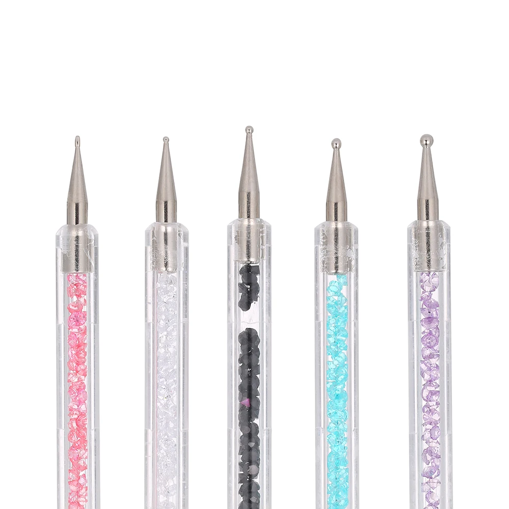 5 шт. подводка для дизайна ногтей УФ-гелевая ручка рисования кисть 5/7/9/11/13 мм