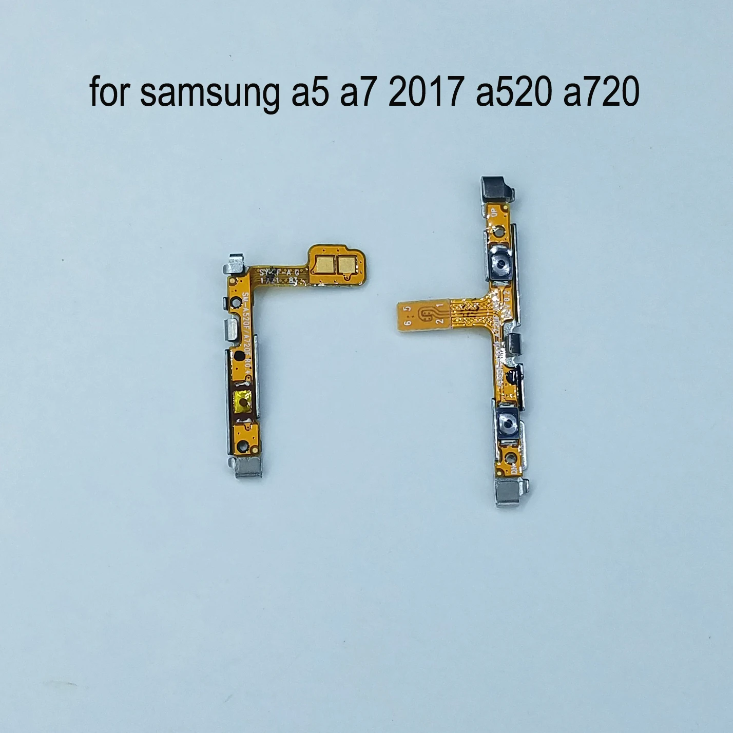 Гибкий кабель для Samsung Galaxy A5 2017, A520, A520F, A7 2017, A720, A720F, оригинальный корпус для телефона, кнопка включения и выключения громкости
