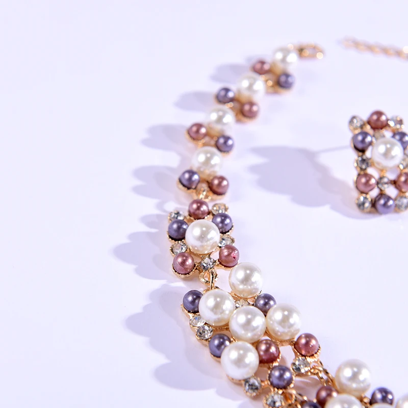 UDDEIN винтажное ожерелье серьги упаковка свадебные аксессуары жемчужное