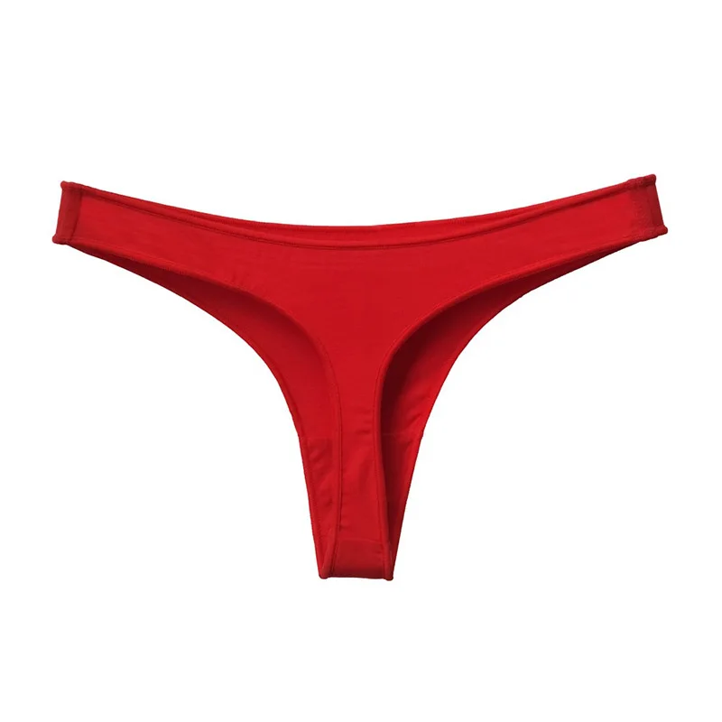 

Morna Sexy Femme Panties Sport Cotton Briefs G-string Panties Striped Solid Sexy Thong for Women Casual Girl Triangle Panties