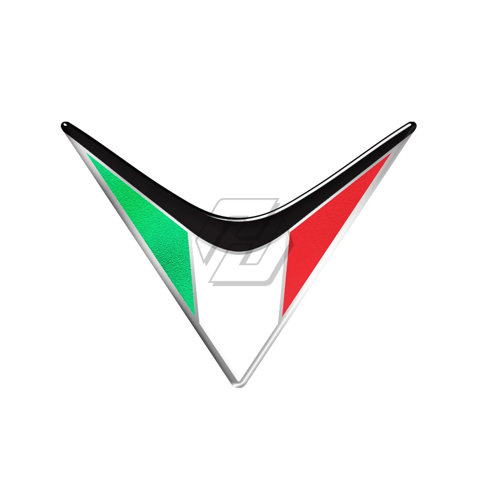 3D резиновые мотоциклетные передние обтекатели наклейки Италия наклейка чехол