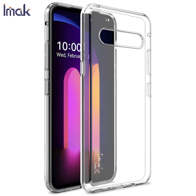 

IMAK UX-5 Shockproof Case for LG V60 ThinQ 5G Crystal Case Back Cover for LG V60 Case LG V 60 ThinQ Back Shell 360 Protection