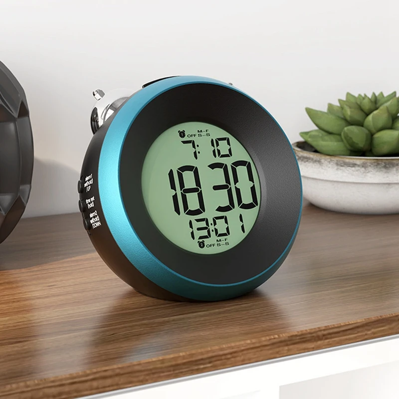 

Color Screen Loud,Multiple Alarm Electronic Clock, Creative Home Decor