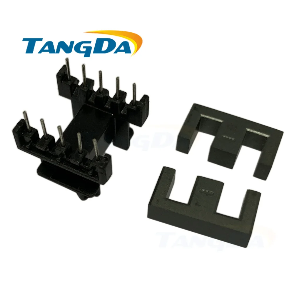 Tangda EF20 core EF бобина 4+ 4pin 8p магнитный сердечник+ скелет PC40 мягкий ферритовый трансформатор с сердечником горизонтальный EF 20 A