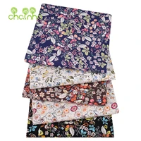 chainhoprinted plain cotton fabricdiy sewing quilting poplin material for baby childrens shirtskirtdressnew floral series