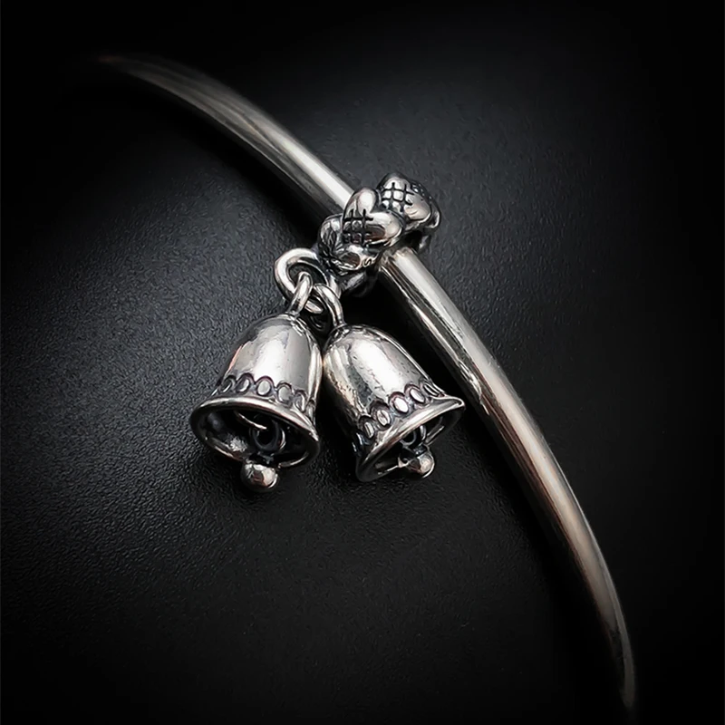 Рождественский колокольчик кулон подходит для оригинального браслета женщин и