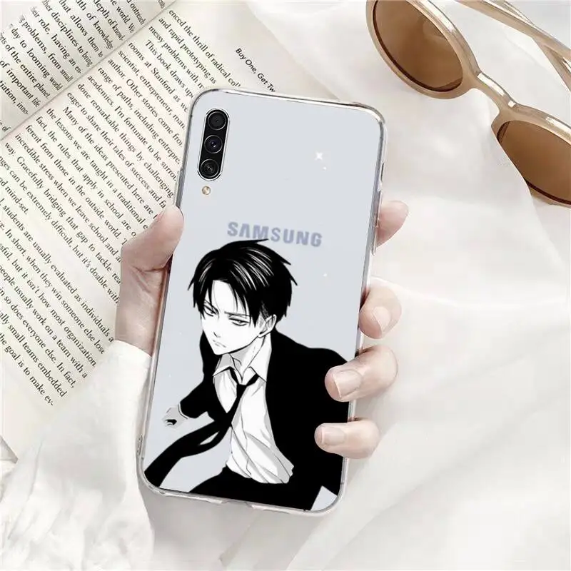 

attack on titan anime Phone Case Transparent for Samsung A71 S9 10 20 HUAWEI p30 40 honor 10i 8x xiaomi note 8 Pro 10t 11