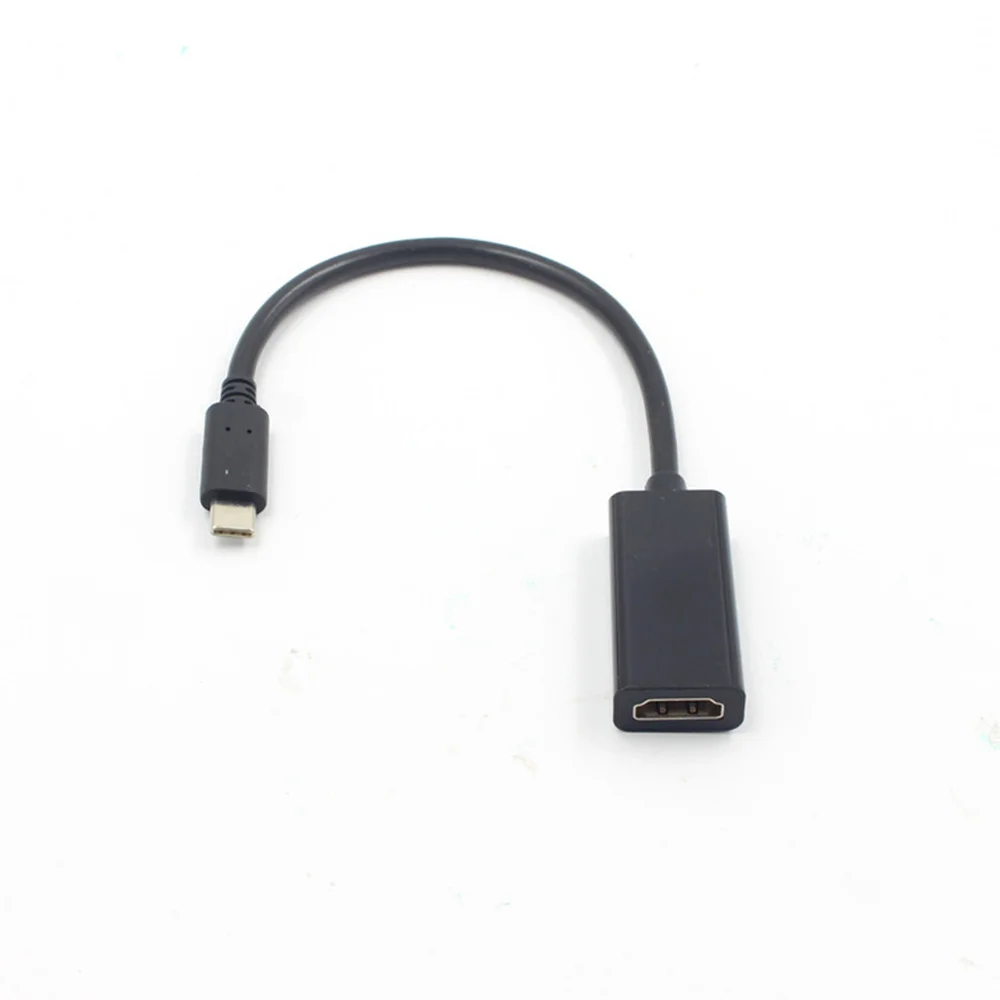 Адаптер HDMI Type C Мама 4K HD TV Кабель адаптер для Samsung Huawei Xiaomi ПК ноутбука компьютера USB