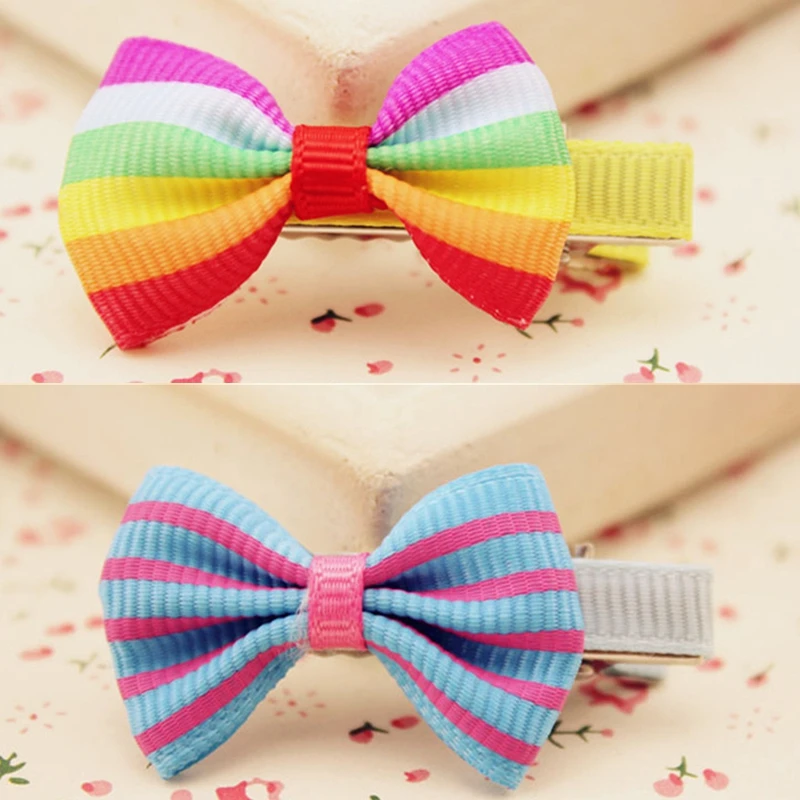 

1 pcs Toddler Girl Baby Hair Clip Ribbon Bow Kids Satin Bowknot Headband Hot