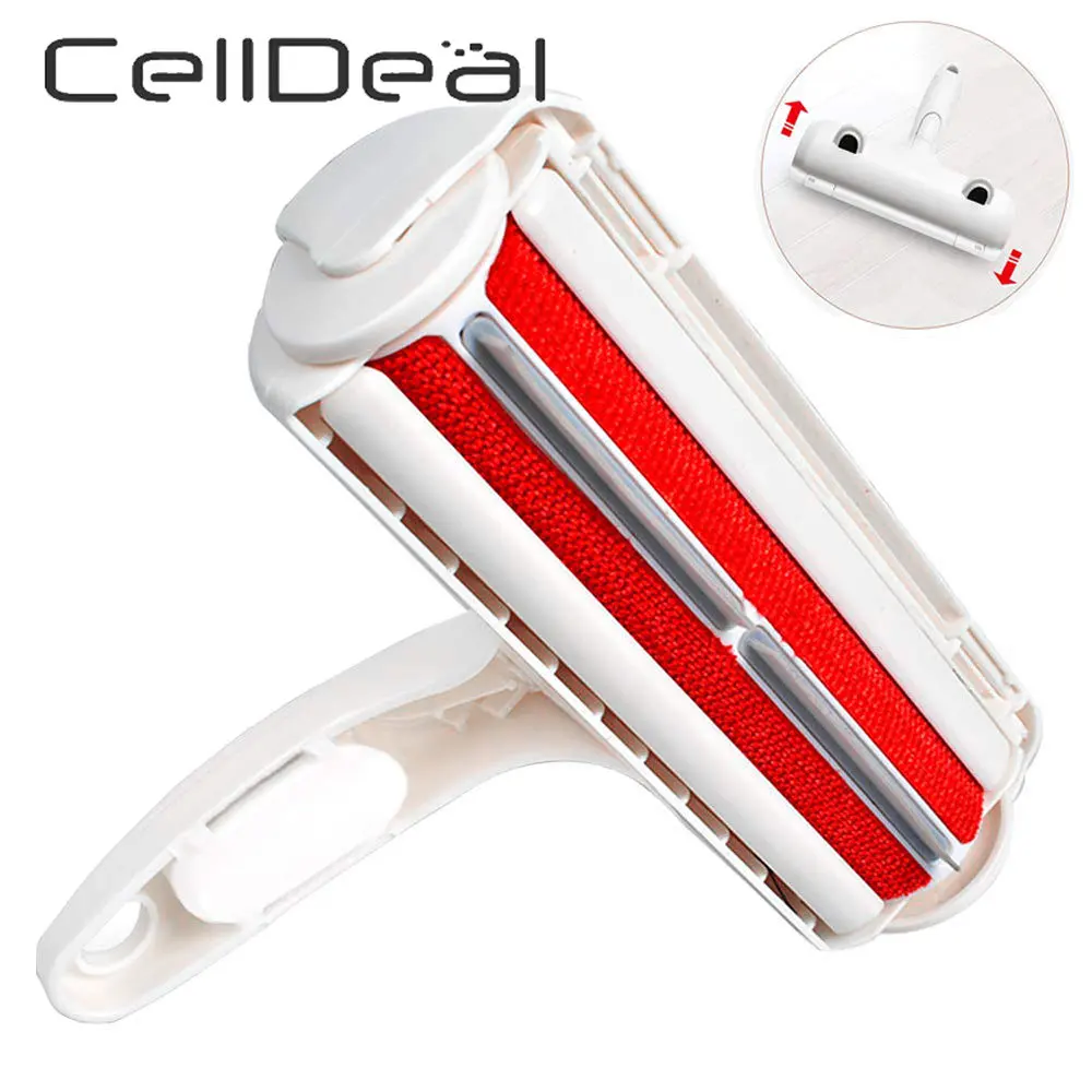 

2-полосная для ухода за волосами для ролик Приклеивание ворсинок ролик для удаления с рисунком собачки и котика волос из мебель ковры Костюм...