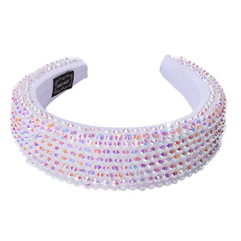 Новый Полный Стразы повязки для волос женщин и девушек Элегантная обувь на