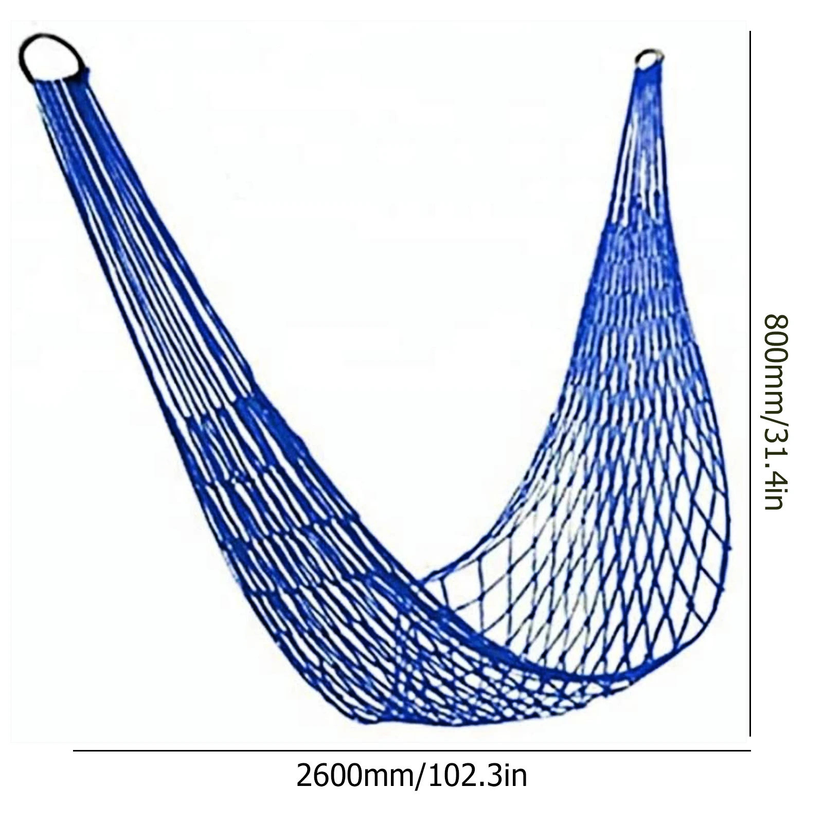 

Nylon Rope Hammock Rest Lightweight Mesh Net Swing Portable Hammock Camping Beach Accessories Camping Hanging Yard Sleeping Bag