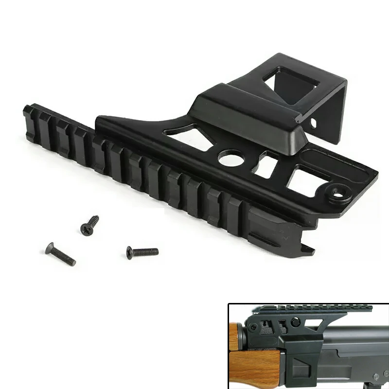 Охота AK 47 Ris Rail боковой передний верхний прицел фонарик лазерный красный точечный