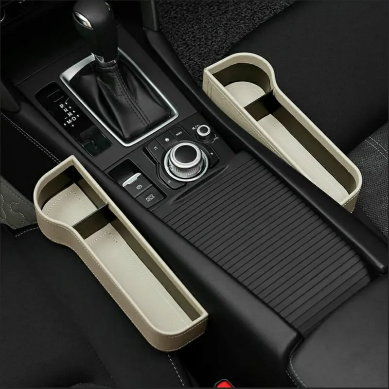 Ящик для хранения автомобильный Органайзер зазор на сиденье полиуретановый