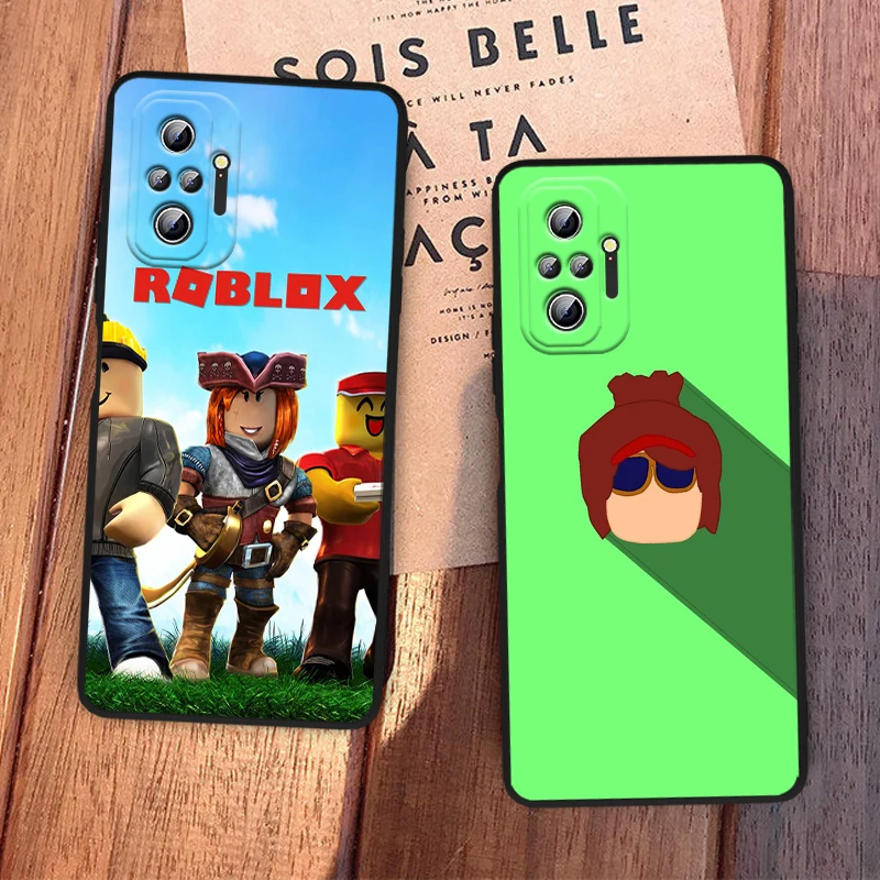 

Game-Rob-loxes For Xiaomi Redmi Note 5A 5 6 7 8T 8 9T 9S 9 10 10T 10S 11 Prime Pro Max Plus Capa Black Phone Case