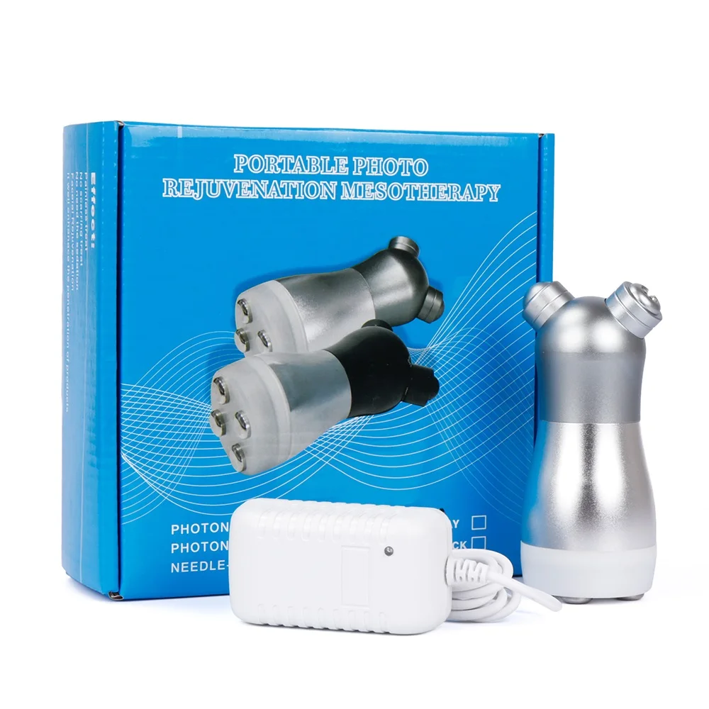 

RF Radio Frequency Facial LED Photon Mesotherapy Micro Current Skin Rejuvenation Face Lifting Anti Wrinkle Massager Device