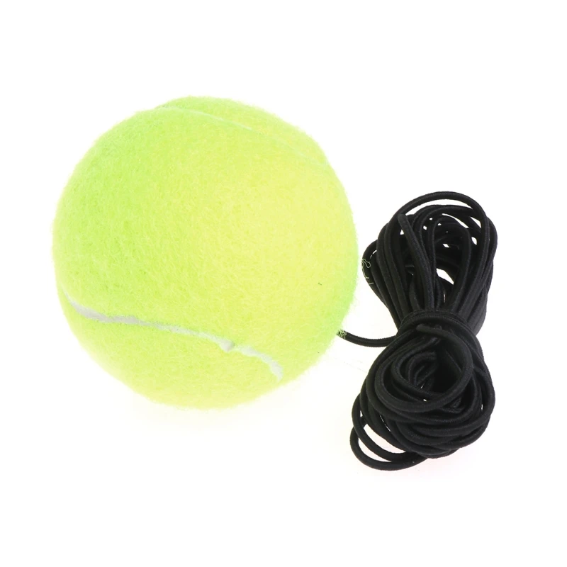 

Green Resilience Tennis Balls Trainer Exercise Rubber Cord Elastic Band Rebound