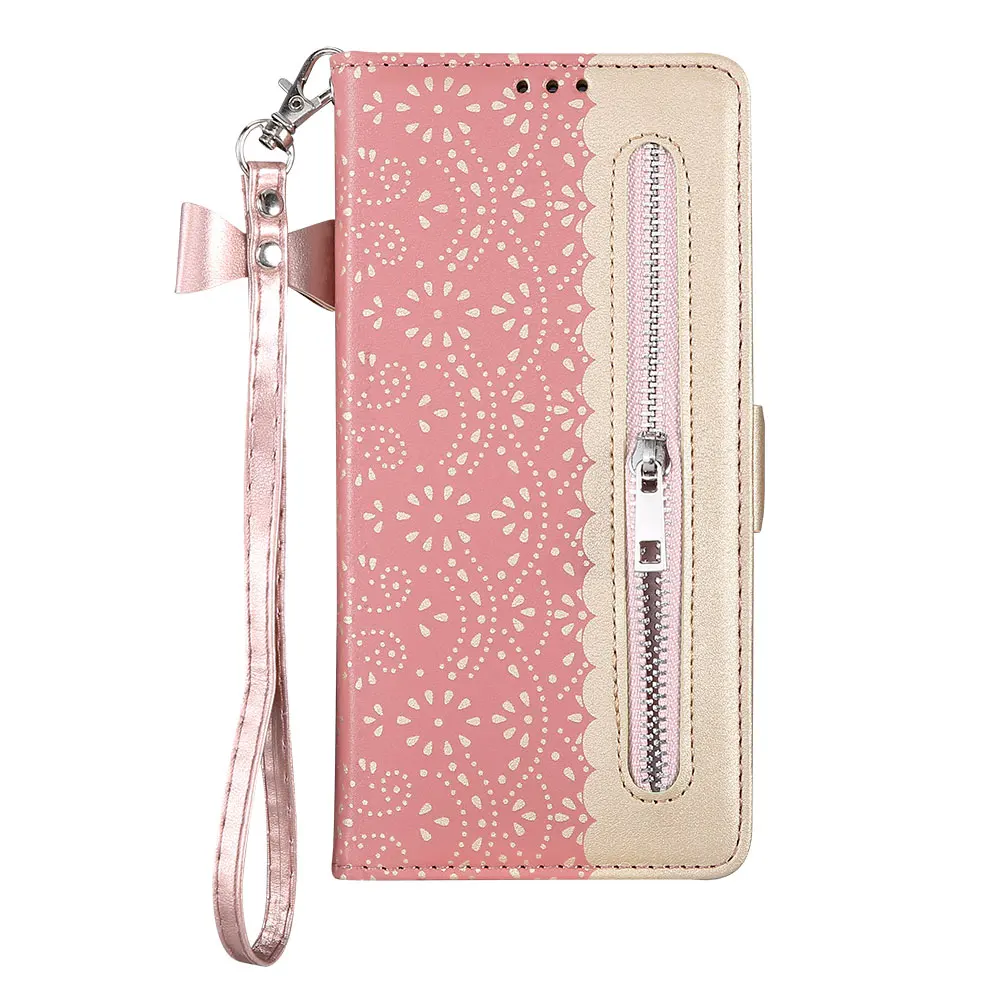 Кожаный кружевной чехол KISSCASE для телефона Samsung Note10 Plus задняя крышка S8 S9 S10 чехлы со