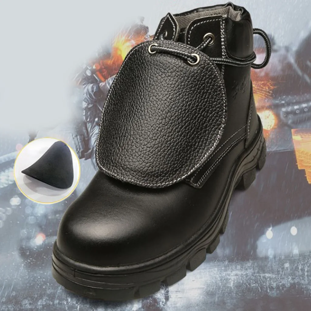 

Shoe Cover Anti-smash Protector Insulation Wear-resistant Black
