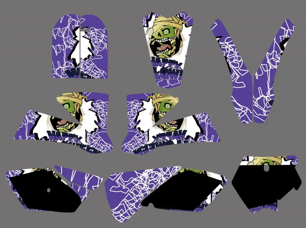 Графические фоны для мотокросса наклейка с полной наклейкой KTM SX85 SX 85 85SX 2003-2012 2011