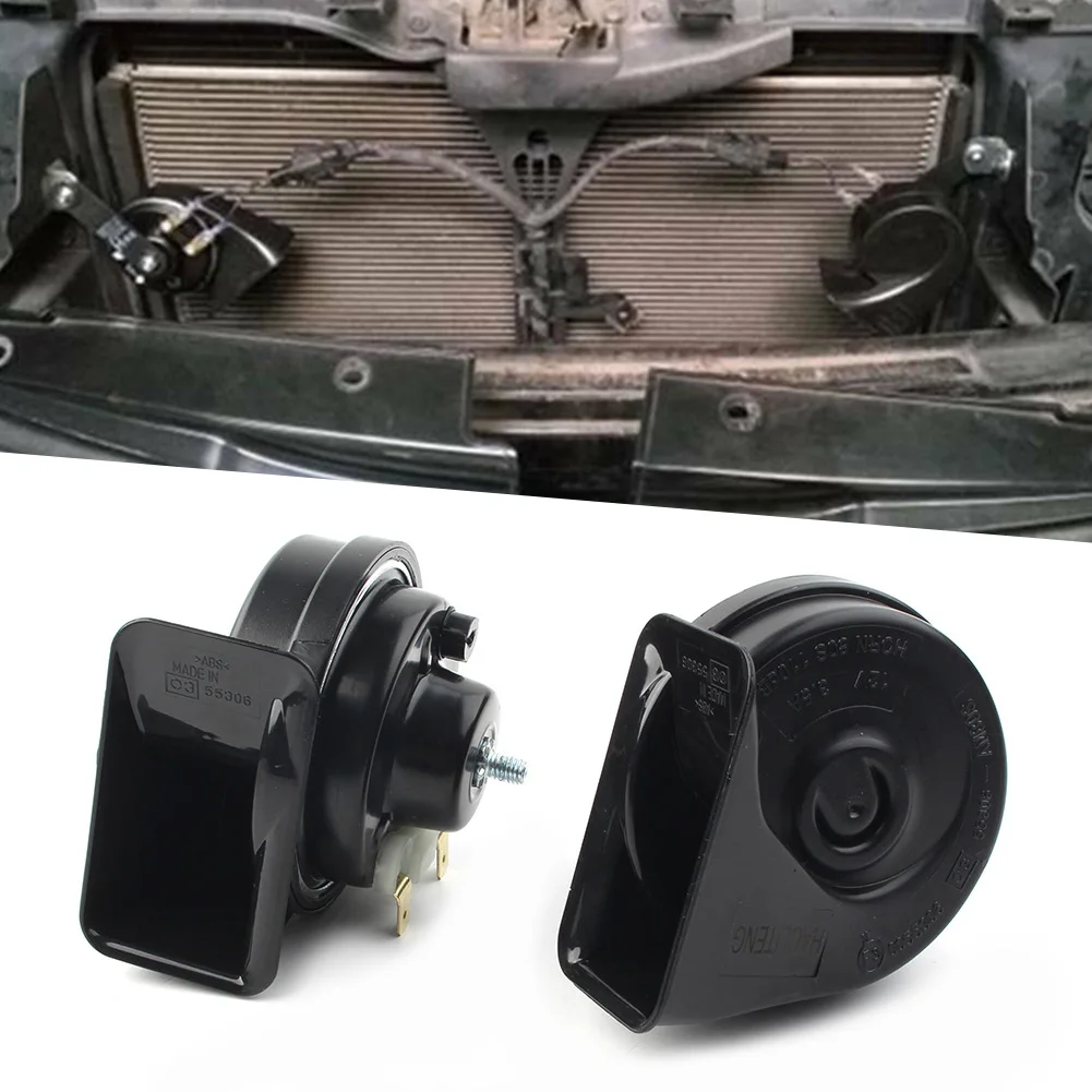 

Автомобильный Универсальный гудок Snail Horn 12V 110-125db, водонепроницаемый, громкий, двойной шаг для Honda Ford, BMW и т. д.