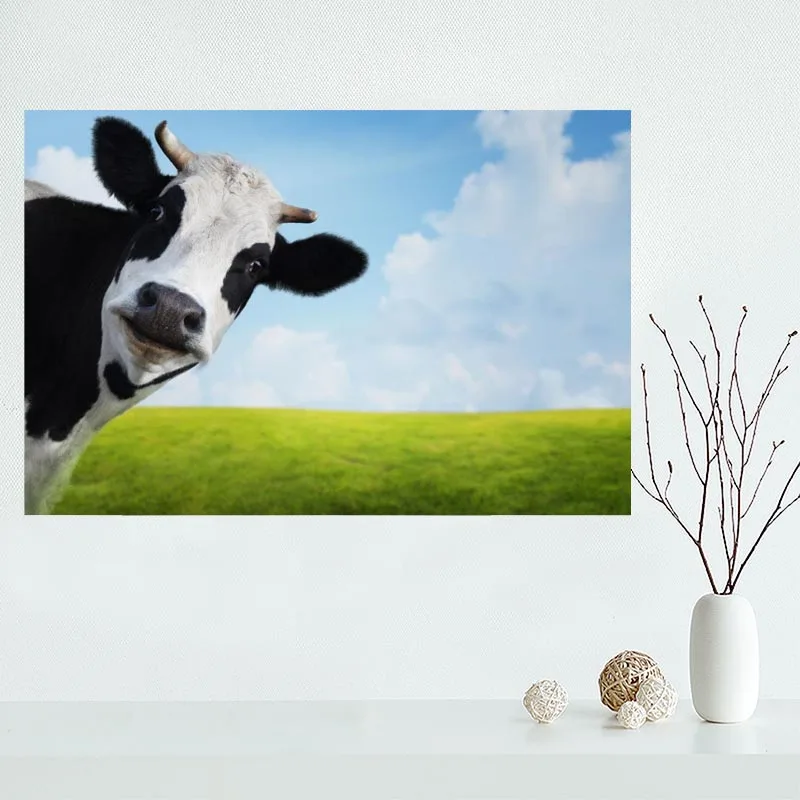 

Бычья кожа, обычный стиль, плакат, домашний декор, тканевый настенный плакат 40x60 см, 50x75 см, 60x90 см