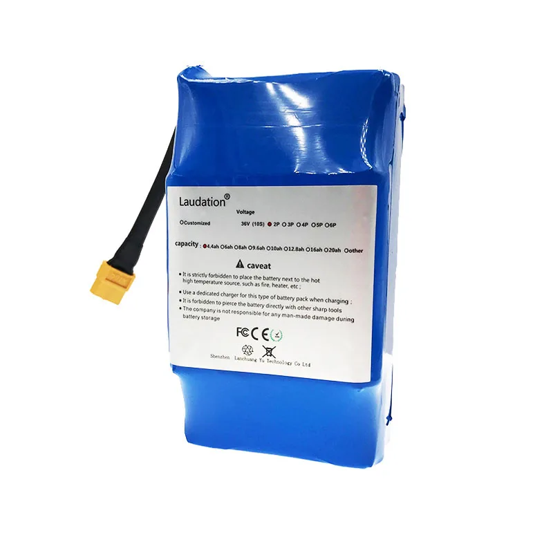 Laudation 18650 36v4.4Ah литий Батарея 36v 4400 мА/ч упаковку скутер сбалансированный