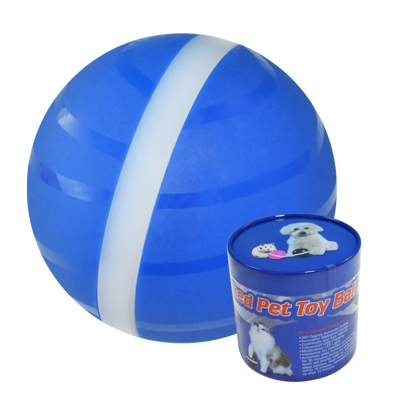 Водонепроницаемая электрическая игрушка для питомцев вращающийся плохой шар USB