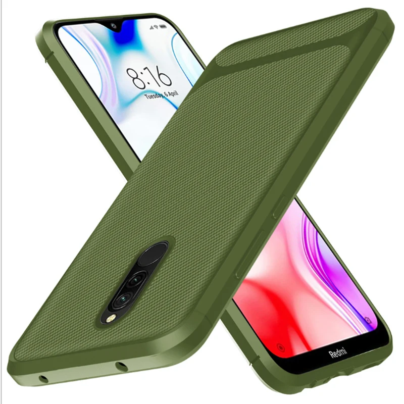 Силиконовый чехол Alesser для Xiaomi Redmi 8 защитный 8A |