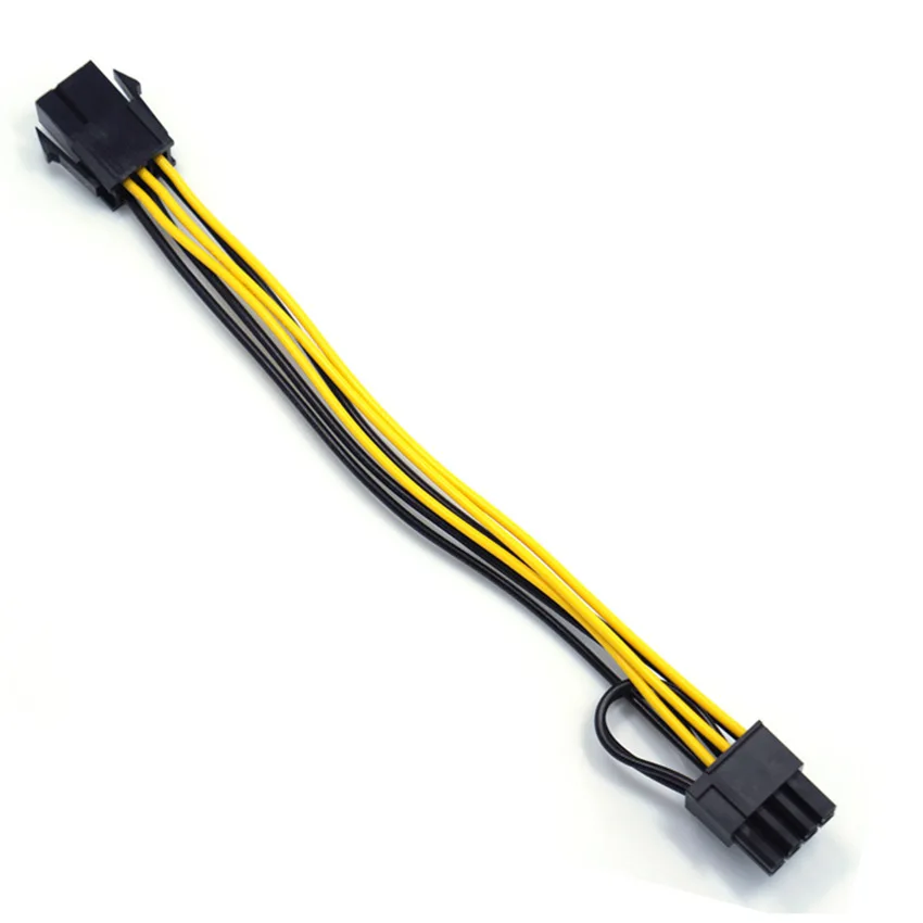 Кабель питания PCI Express 22/32/62 см 6Pin на PCIe 8Pin (6 + 2) | Компьютеры и офис