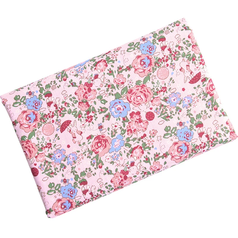 Poplin Liberty Fabric Cotton Printed Small Floral Muslin for Quilting Clothes DIY Children Textile by Half Meter | Дом и сад
