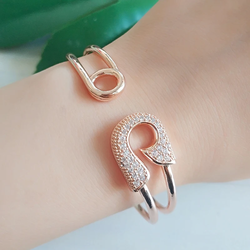 ZAKOL трендовая булавка из кубического циркония индивидуальный креативный