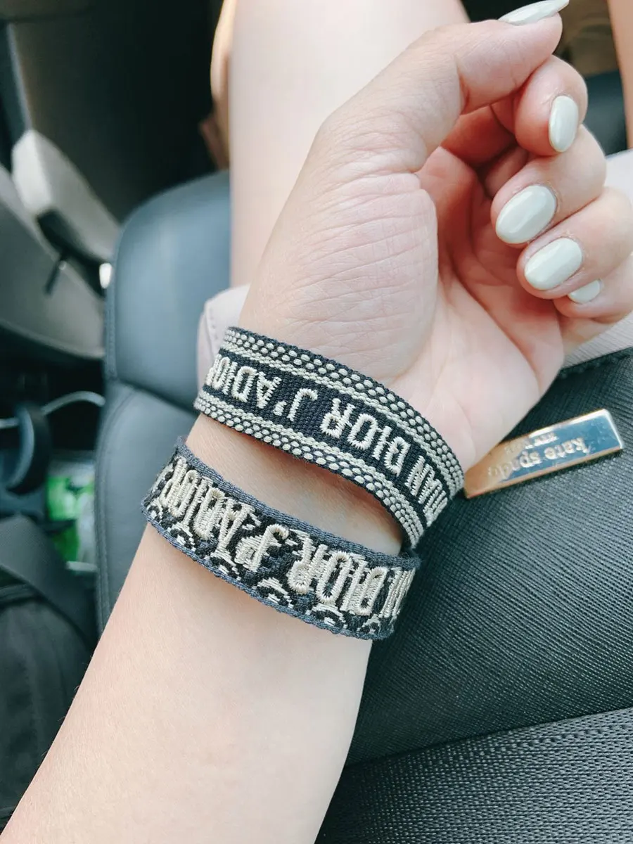 

2021 Summer women's knitting friendship bracelet men's lace embroidery tassel Bracelets retro jewelry friend gift