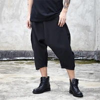 men harun beat pants spring summer new personality hanging crotch hairstylist high street casual loose pants
