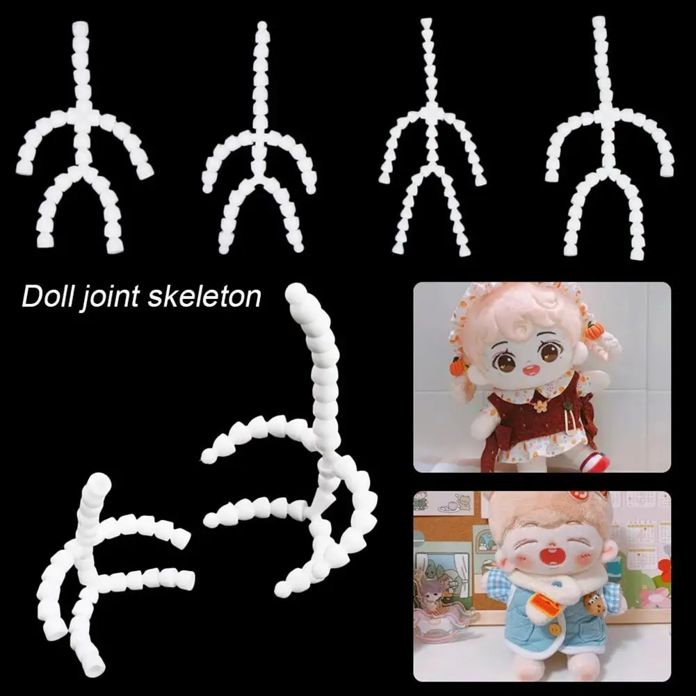 Sound/Silent Version Dolls Skeleton Joint Plush Toy DIY Doll Ball Socket Flexible Armature Accessories 2021 | Игрушки и хобби
