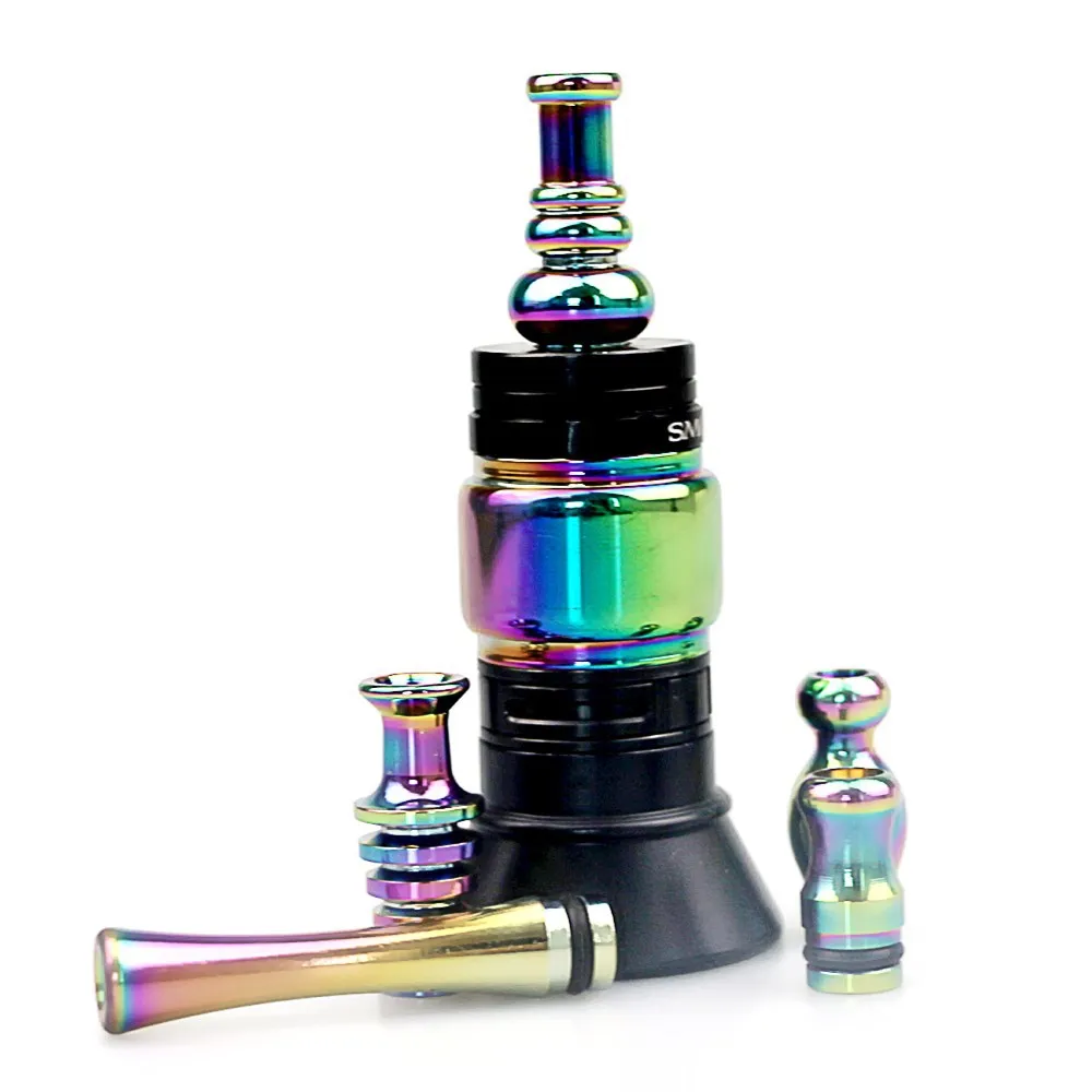 510 алюминиевый Радужный держатель для сигарет капельные наконечники|Аксессуары| |