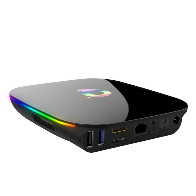 Android 9,0 tv Box Q Plus 4G 32G Allwinner H6 IP tv box Французский Немецкий Italia nederland Португалия Испания Европа ip tv Box