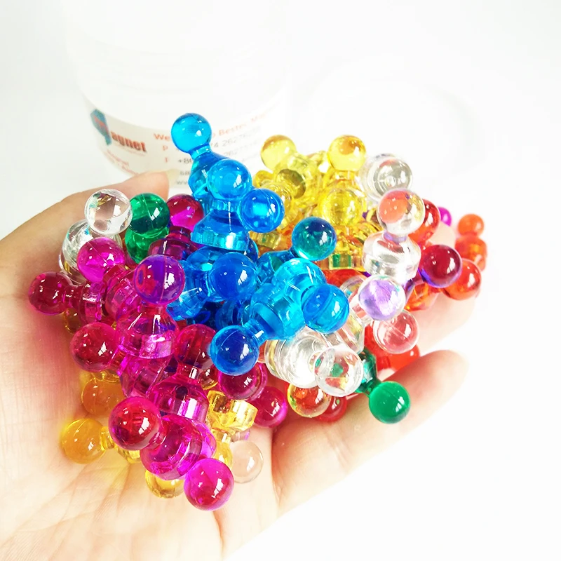 Push штырьковые магниты 100 на холодильник для рукоделия Офисная доска детей школа