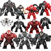 superhero marvel hulk thor deadpool spiderman iron man figurines building blocks educational toys childrens gifts