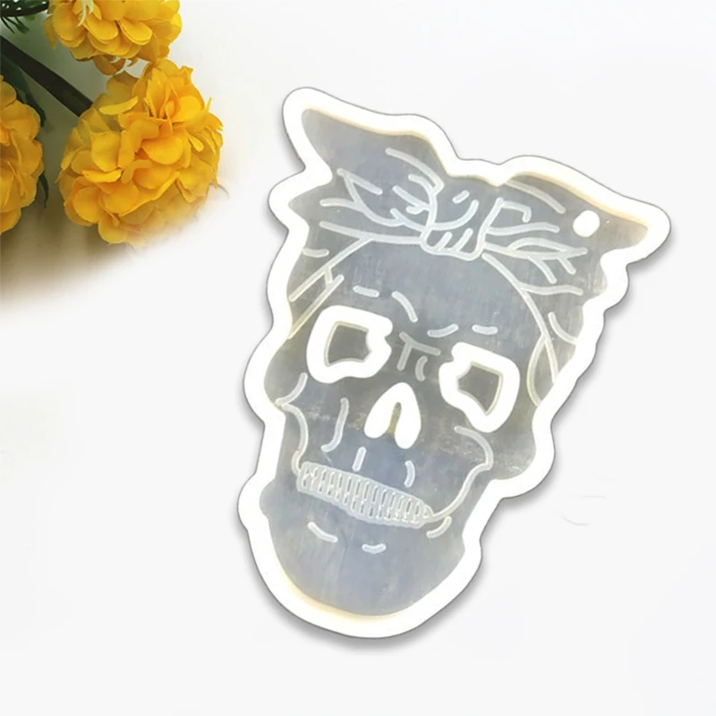 Брелок на Хэллоуин со скелетом блестящее женское ожерелье с подвеской