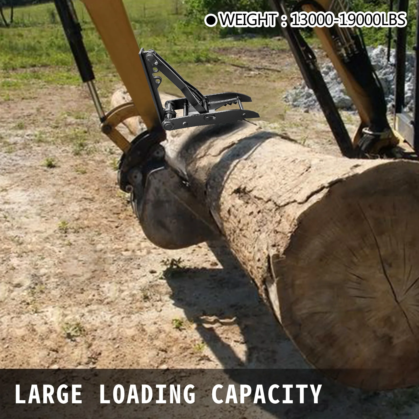 

VEVOR Backhoe Thumb 12"x40" 2Teeth Bolt On Universal Claw Tractor Attachment 13000-19000lb 5/8" Thickness Suitable For Excavator