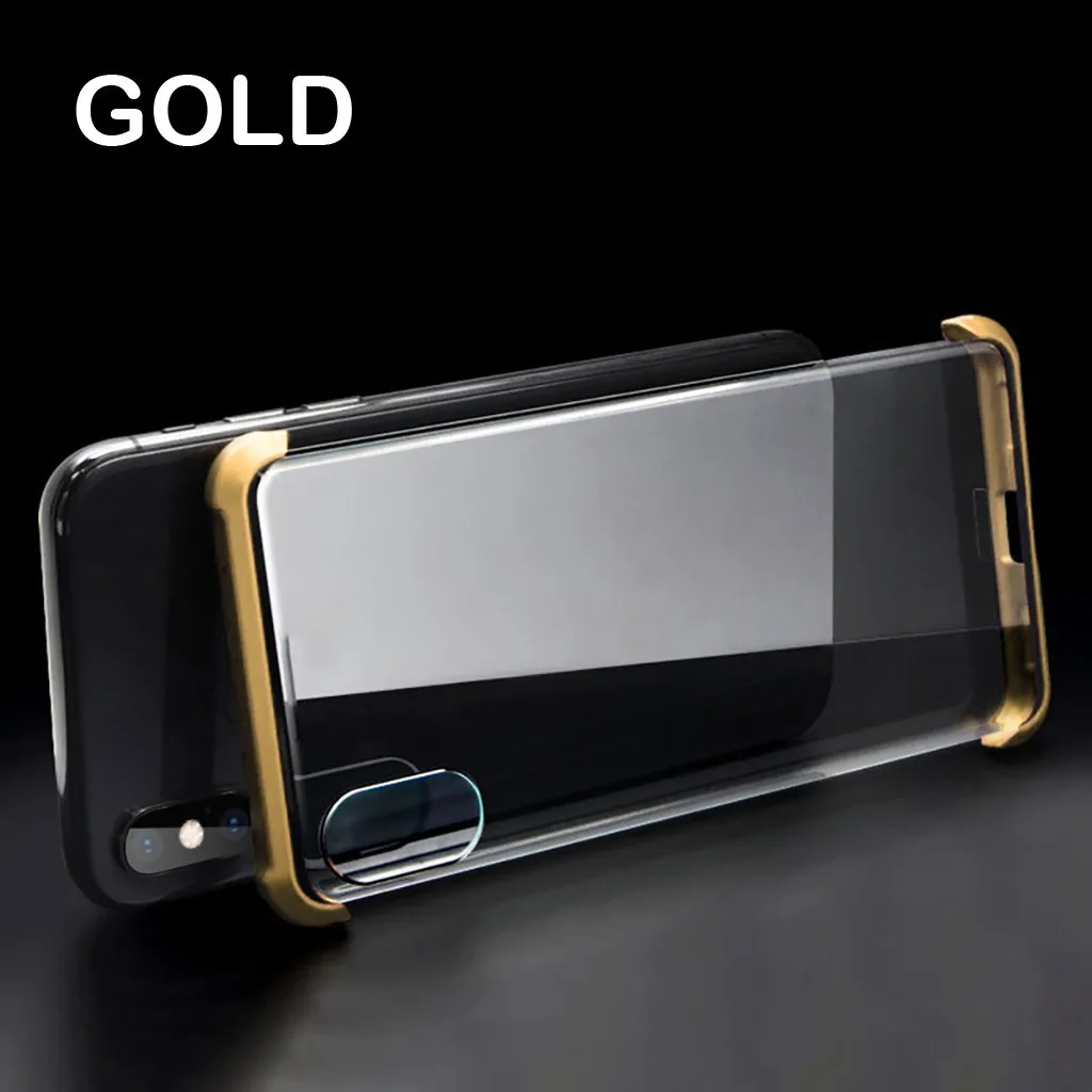 Роскошный Жесткий матовый чехол для iPhone7P/8Plus с магнитной адсорбцией и прозрачным